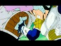 The final battle between Vegeta and Zarbon, Goku fights with 100 times more super gravity