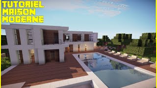 Minecraft construction d\'une maison moderne FR ep 2 L\'extérieur ... Minecraft construction d\'une maison moderne FR ep 2 L\'extérieur ...