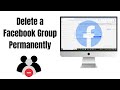 How to Delete a Facebook Group Permanently (PC) 2024