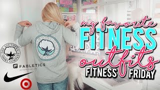 MY FAVORITE WORKOUT/ FITNESS OUTFITS 2017 || FITNESS FRIDAY || Kellyprepster