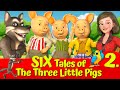 The Three Little Pigs and The Big Bad Wolf 🐺🐖 | English Fairytales For Kids
