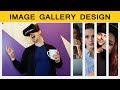 How To Make Image Gallery Using HTML And CSS |  Animated Image Gallery Design For HTML Website