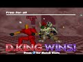 Smash Remix Gameplay - Dragon King  vs Giant Giga Bowser (CPU Level 10)