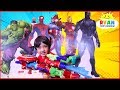 Download Ryan Pretend play with Avengers Infinity War Superhero Toys Hide and Seek mp4 3gp mp3 videos - waplic
