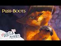 Sword Fight Or Dance Battle? 🐱 🥾🕺 | Puss In Boots | Movie Moments | Mega Moments