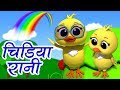 Chidiya Rani Hindi Rhymes | Hindi Poems and Balgeet | Hindi Poem For Kids | Luke And Lily India