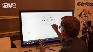 E4 AV Tour: Sharp Demos 90-Inch PNLE901 Consumer TV, PNL401C AQUOS Board Interactive Touch Display