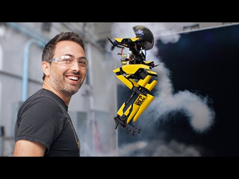 This Robot Walks Flies Skateboards Slacklines