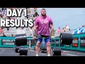 DAY 1 Results at The World's Strongest Man 2024