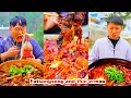 Ginseng VS Brain Flower: Who is the brain king? Exciting showdown! mukbang | chinese food