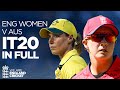 Alice Capsey Stars With The Bat | IT20 IN FULL | England Women v Australia
