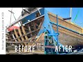 Wooden boat restoration: 2 years in 20 minutes! — Sailing Yabá #100