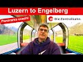 Luzern to Engelberg with Die Zentralbahn in the panorama coach