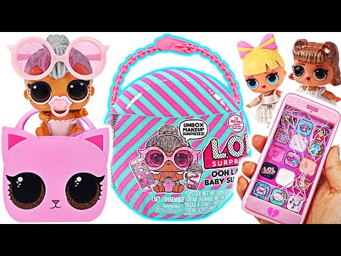 LOL OOH LA LA MakeUp Surprises Color Changing Lipstick and Giant Blind Bags PinkyPopTOY