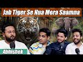 Tiger Encounter And Real Jungle Stories Ft. ​⁠@travtidudevlogs | RealTalk Clips