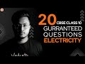 20 Most Important Questions | Electricity CBSE Class 10 | Abhishek Sir  @Vedantu 9&10 ​