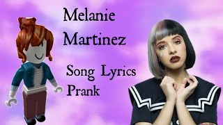 SONG LYRIC TEXT PRANK ON ROBLOX!!! [GONE WRONG]  Daikhlo