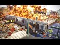 Train DLC vs Explosion Shockwave | Teardown