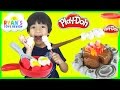 Download Ryan plays Play Doh Campfire Picnic Playset toys for kids mp4 3gp mp3 videos - waplic