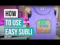 🎨 How to Use Siser EasySubli with Cricut