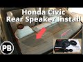 2001 - 2005 Honda Civic Rear Speaker Install JVC 6.5"