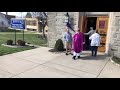Street preacher confront catholic priest ,beware of men dress in long robes !!!