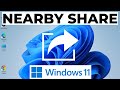How to Use Nearby Share in Windows 11