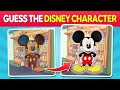 Guess the Hidden Disney Characters by ILLUSION | Easy, Medium and Hard levels QUIZ