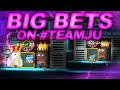 BIG BETS ON #TEAMJU! LUCKY? (Growtopia Casino)