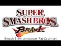 Super Smash Bros announcers saying their game names (64 - Ultimate)