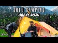 Solo Night Camping In Heavy Rain || Kashmir Ep-2 || The Umar