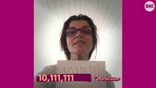 #GirlsCount | Ali Hewson - 10,111,111