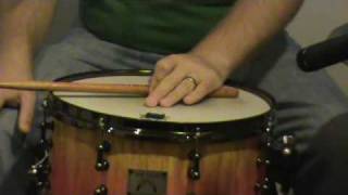 Drum Lesson Cross stick, ideas beginning and advanced