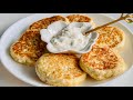 Recipe for cottage cheese pancakes without flour and sugar! Healthy diet breakfast