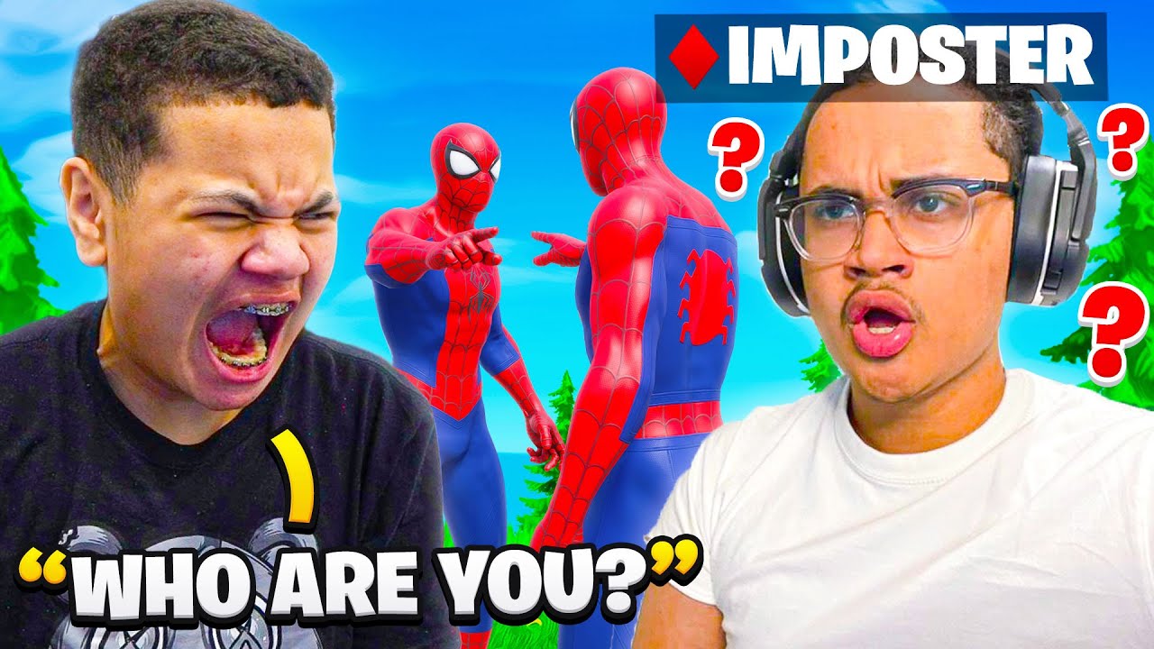KAYLEN CONFRONTS HIS ONLINE IMPOSTER!!! FORTNITE 1V1 *EXPOSED*