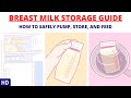 How to Safely Store Your Liquid Gold:  Breast Milk Storage Guide