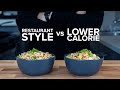 How to make Lower Calorie Fried Rice that still tastes good.