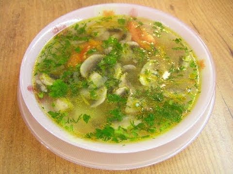 Картофельный суп с грибами рецепт
