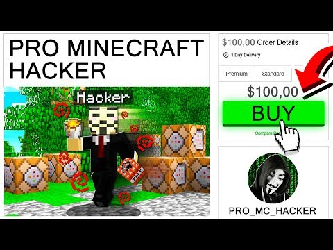 HIRING A HACKER TO WIN MINECRAFT FOR ME 