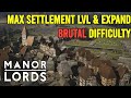 Manor Lords: Reaching Max Settlement Level on Hardest Difficulty | 4