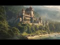 Peaceful Celtic Music • Relaxing Fantasy Music for Good Sleep & Meditation, Beautiful Coastal Castle
