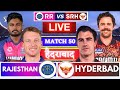 Live SRH vs RR 50th T20 Match | Live Cricket Match Today | RR vs SRH live 1st innings #ipllive