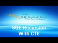 SQL Recursion with CTE Part 1 | Quick Tips Ep59