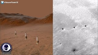 Row Of Alien Towers Found On Mars 12/7/16