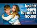 Boy vs Girl LAST TO LEAVE HAUNTED HOUSE