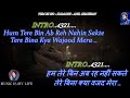Tum Hi Ho Arijit Singh Karaoke With Scrolling Lyrics Eng. & हिंदी
