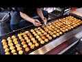 Korea No.1 octopus bread master. 130 breads completed at an amazing speed!! / Korean food