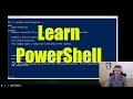 Microsoft PowerShell for Beginners - Video 1 Learn PowerShell