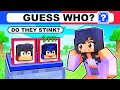 Minecraft but it’s CRAZY GUESS WHO!