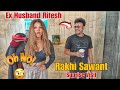 Rakhi Sawant Gets Scared 😯 Watching Media While Snapped With EX Husband Ritesh | Latest Video